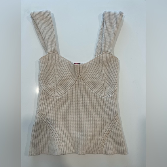 Staud Kira top in oatmeal - Picture 5 of 5